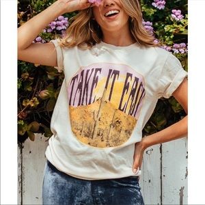 NWOT Life Clothing Co. Take it Easy Tee si…